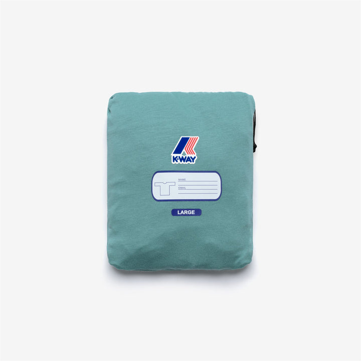 LEONIDE SCATTERED LETTERING T-Shirt & Top T-Shirt Unisex Green Mine 6