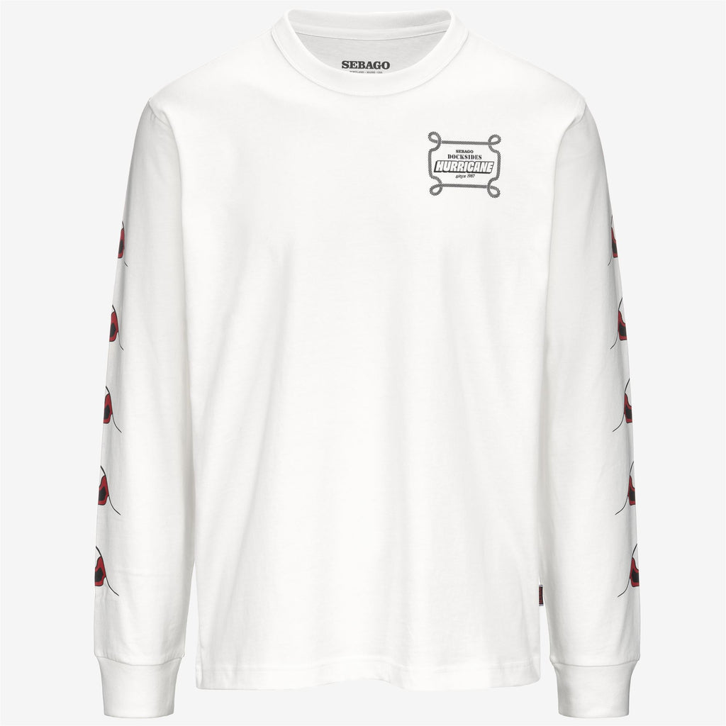T-Shirts & Top_Unisex_ROXBURY HURRICANE_T-Shirt_White Natural - Commercial 1