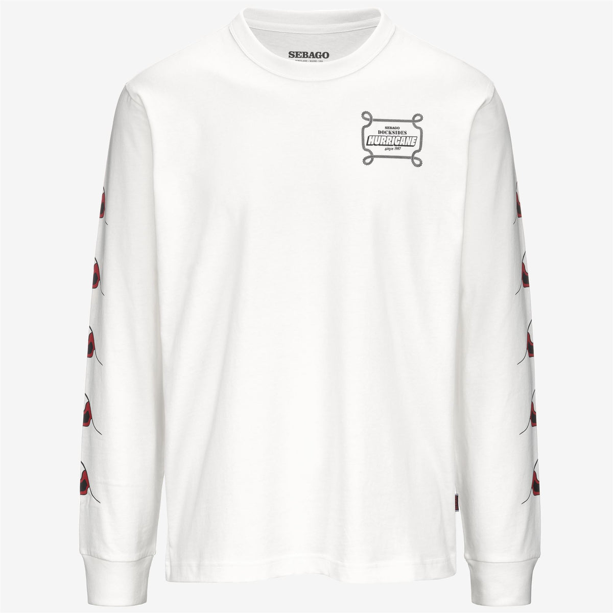 T-Shirts & Top_Unisex_ROXBURY HURRICANE_T-Shirt_White Natural - Commercial 1