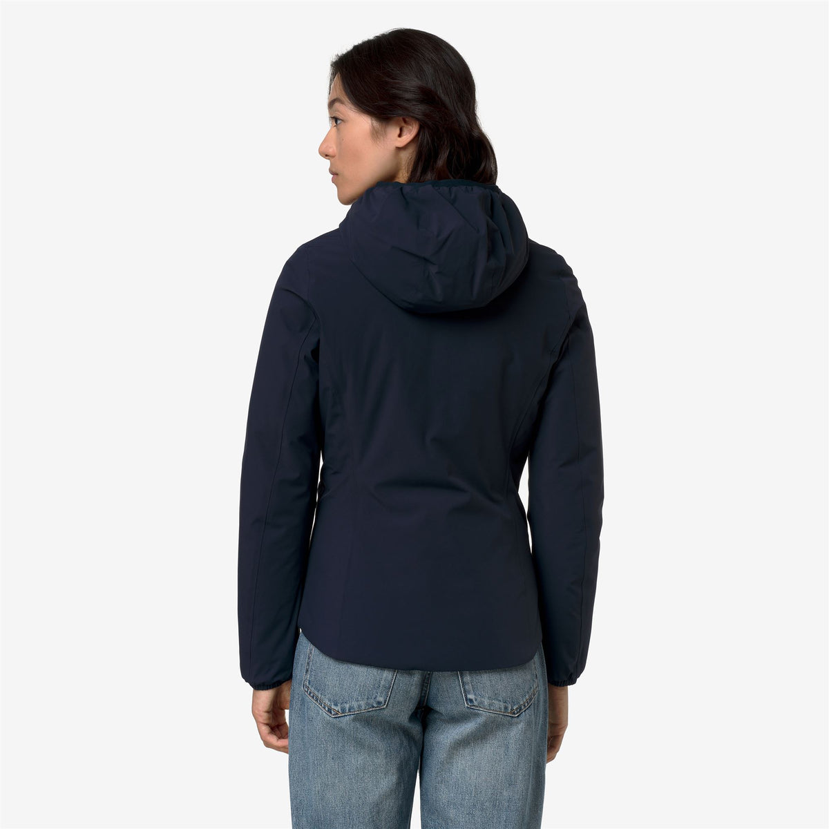 Jackets_Woman_LILY ST WARM DOUBLE_Short_Blue Depth - GREEN BLACKISH - Commercial 6