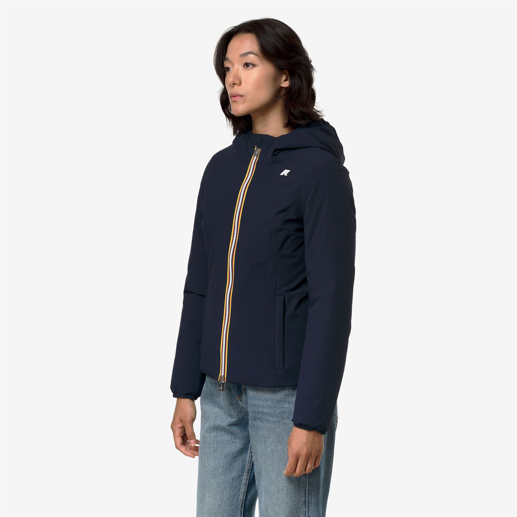 Jackets_Woman_LILY ST WARM DOUBLE_Short_Blue Depth - GREEN BLACKISH - Commercial 5