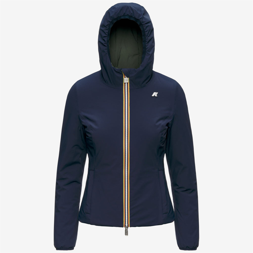 Jackets_Woman_LILY ST WARM DOUBLE_Short_Blue Depth - GREEN BLACKISH - Commercial 1