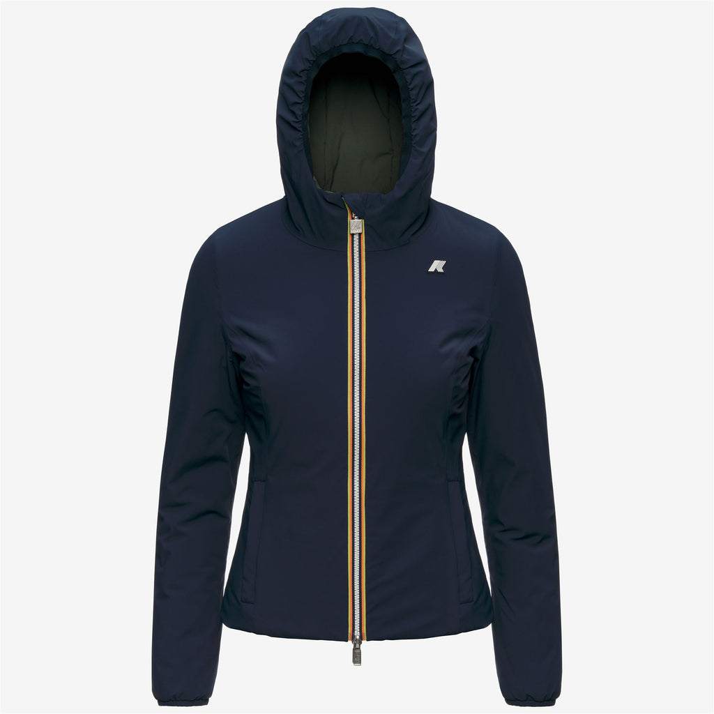 Jackets_Woman_LILY ST WARM DOUBLE_Short_Blue Depth - GREEN BLACKISH - Commercial 1