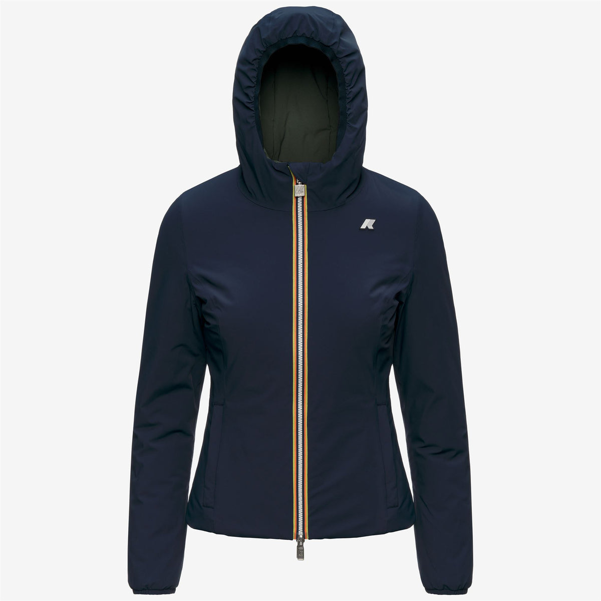 Jackets_Woman_LILY ST WARM DOUBLE_Short_Blue Depth - GREEN BLACKISH - Commercial 1