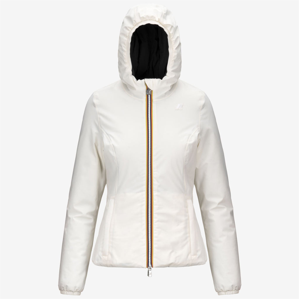 Jackets_WOMAN_LILY ST WARM DOUBLE_Short_White Gardenia - Black Pure - Commercial 1