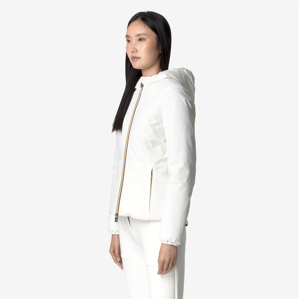 Jackets_WOMAN_LILY ST WARM DOUBLE_Short_White Gardenia - Black Pure - Commercial 5