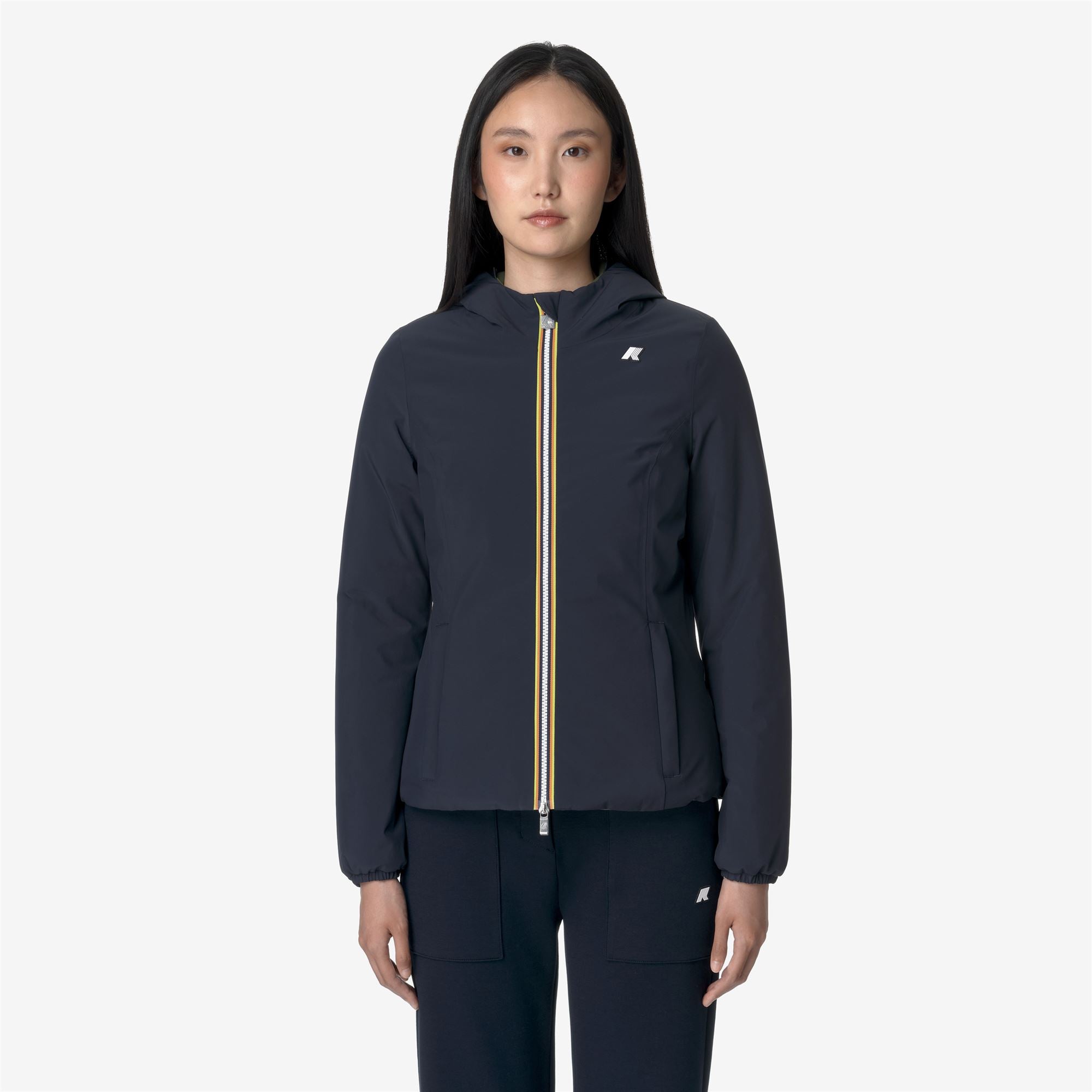 Jackets Woman LILY ST WARM REVERSIBLE Short BLUE D-GREEN C