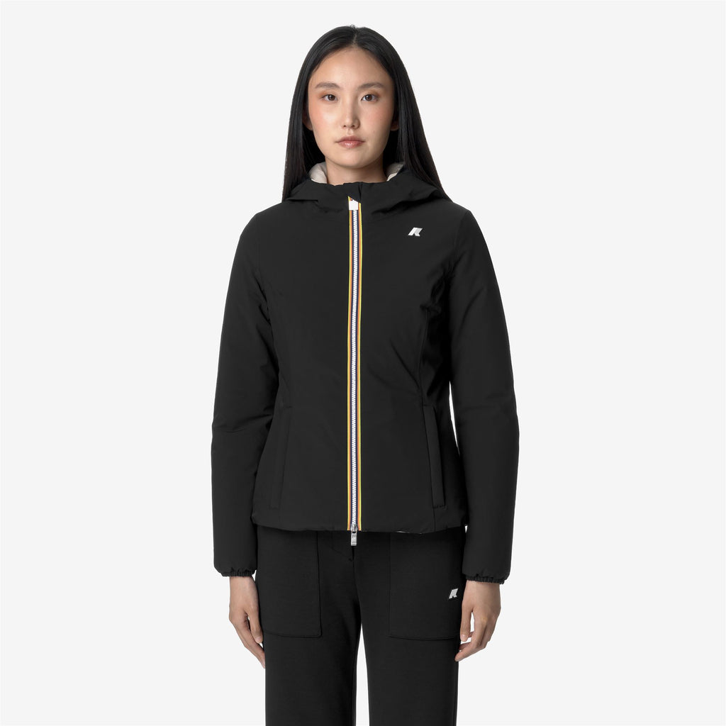 Jackets_WOMAN_LILY ST WARM DOUBLE_Short_Black P-Beige G - Commercial 3