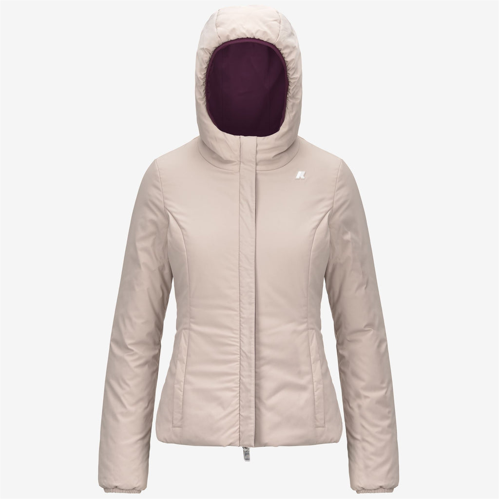 Jackets_WOMAN_LILY ST WARM DOUBLE_Short_Violet Dk-Beige G - Commercial 2