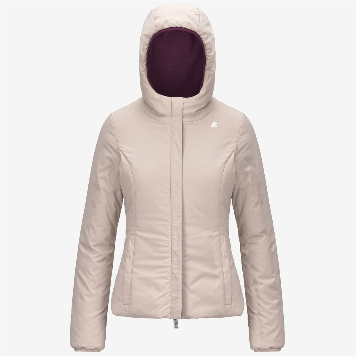 Jackets_WOMAN_LILY ST WARM DOUBLE_Short_Violet Dk-Beige G - Commercial 2