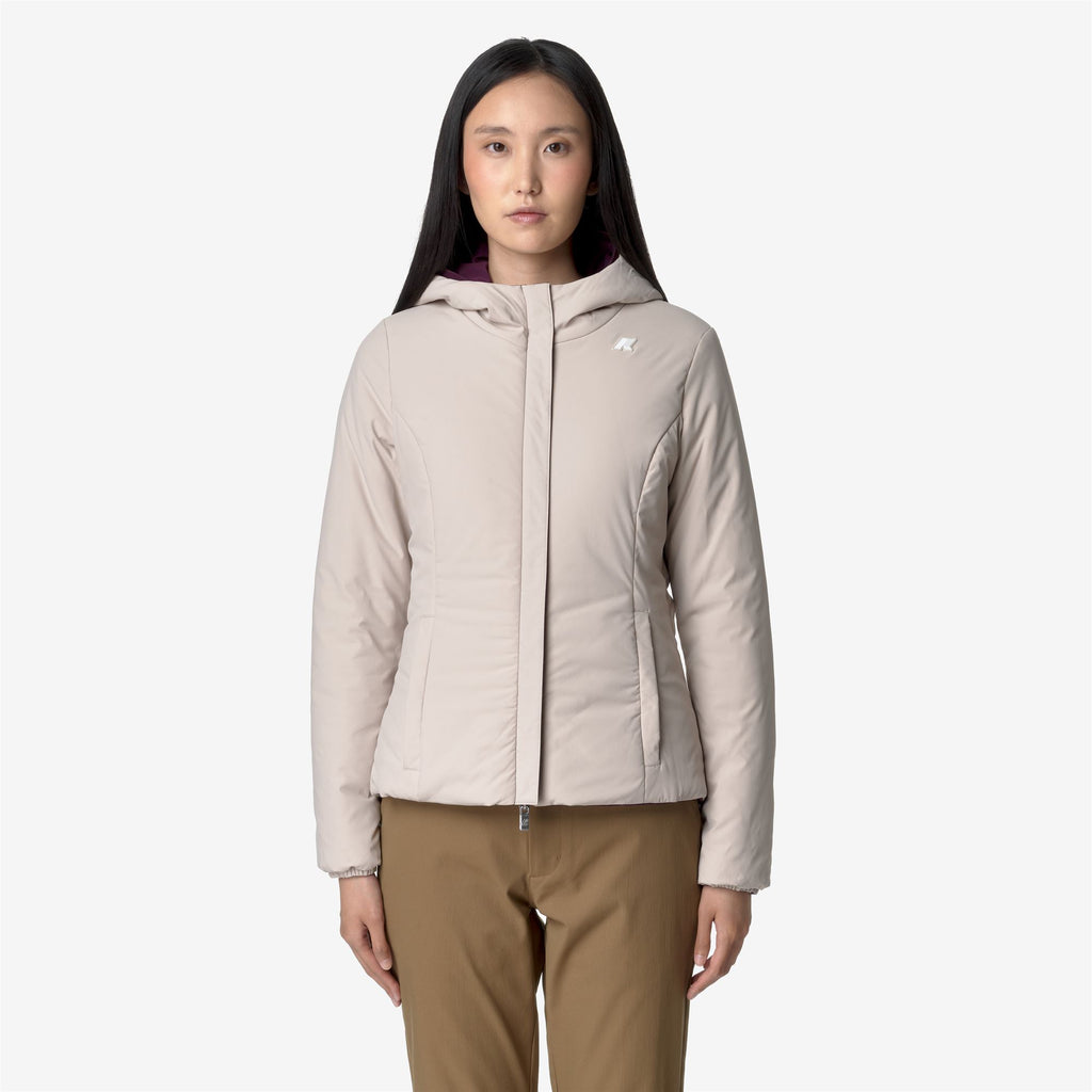 Jackets_WOMAN_LILY ST WARM DOUBLE_Short_Violet Dk-Beige G - Commercial 7