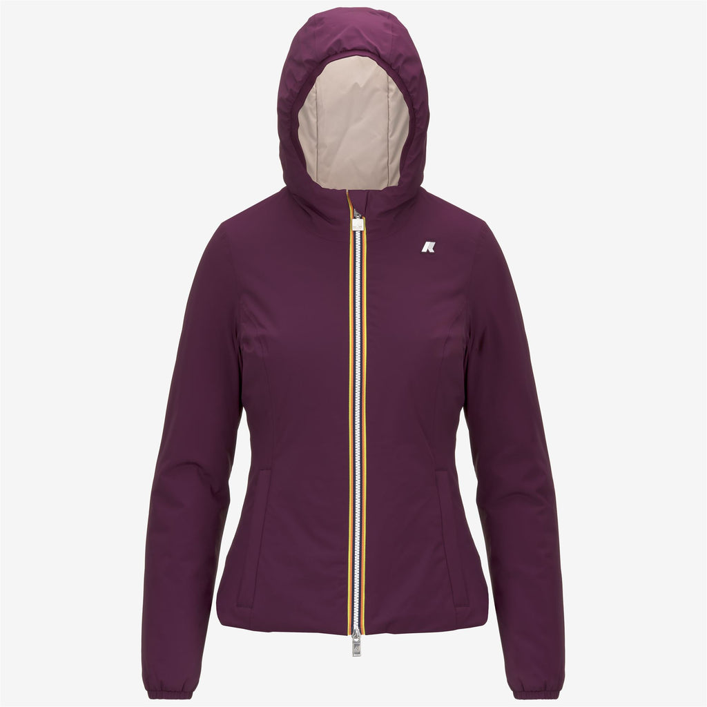 Jackets_WOMAN_LILY ST WARM DOUBLE_Short_Violet Dk-Beige G - Commercial 1