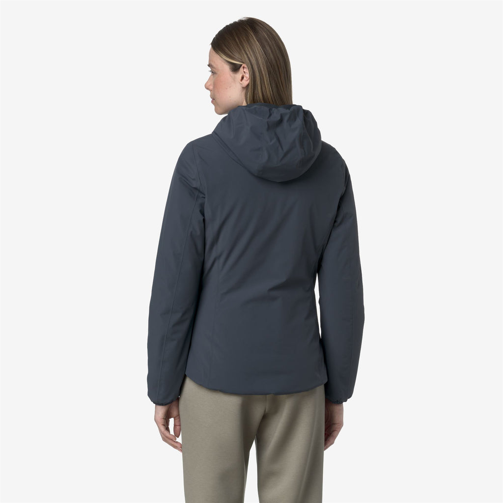 Jackets_WOMAN_LILY ST WARM DOUBLE_Short_Blue Airforce - Green Oak - Commercial 6