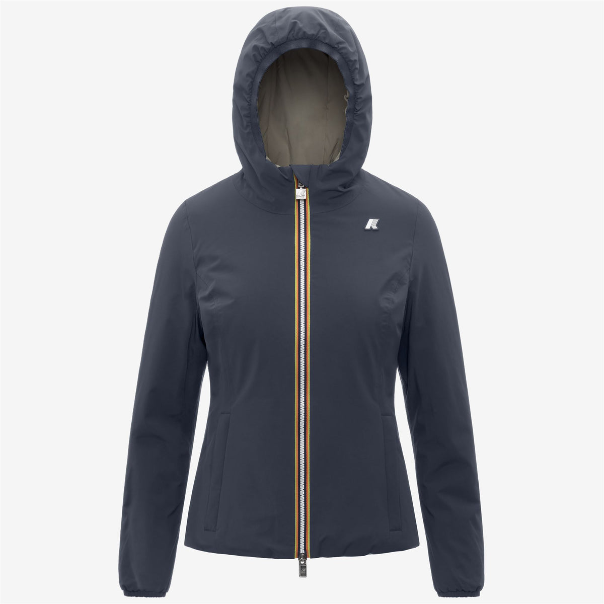 Jackets_WOMAN_LILY ST WARM DOUBLE_Short_Blue Airforce - Green Oak - Commercial 1