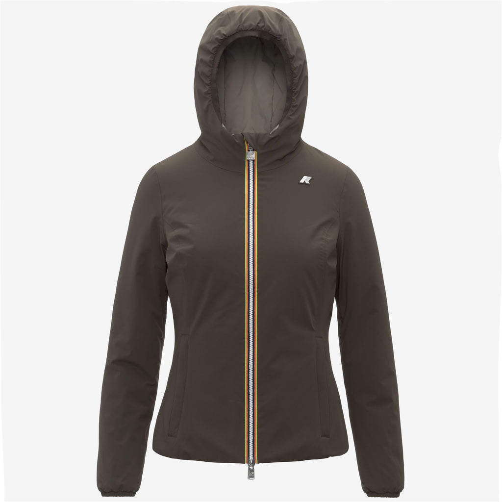 Jackets Woman LILY ST WARM REVERSIBLE Short BLACK OLIVE - GREEN OAK