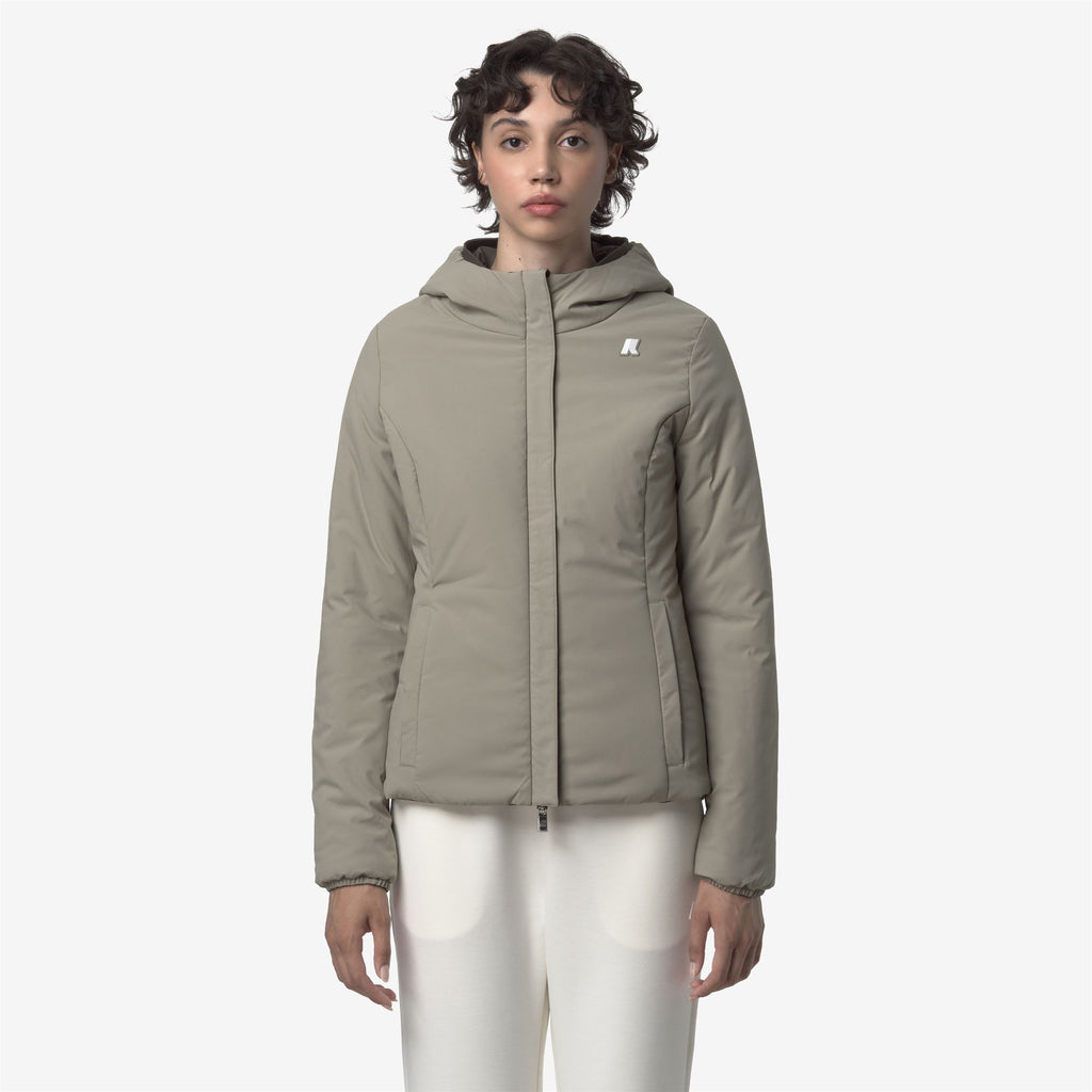 Jackets_WOMAN_LILY ST WARM DOUBLE_Short_Black Olive - Green Oak - Commercial 7