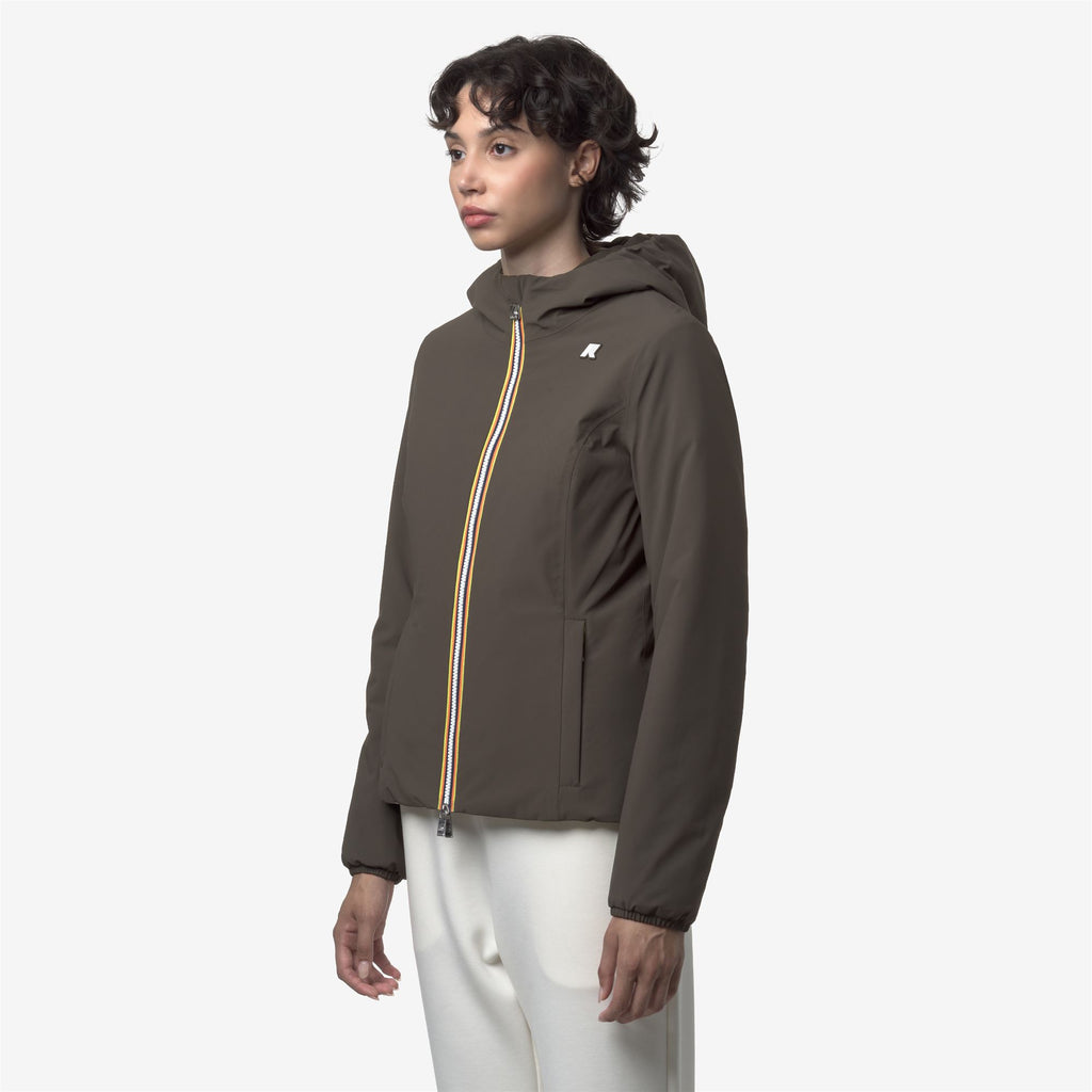 Jackets_WOMAN_LILY ST WARM DOUBLE_Short_Black Olive - Green Oak - Commercial 5