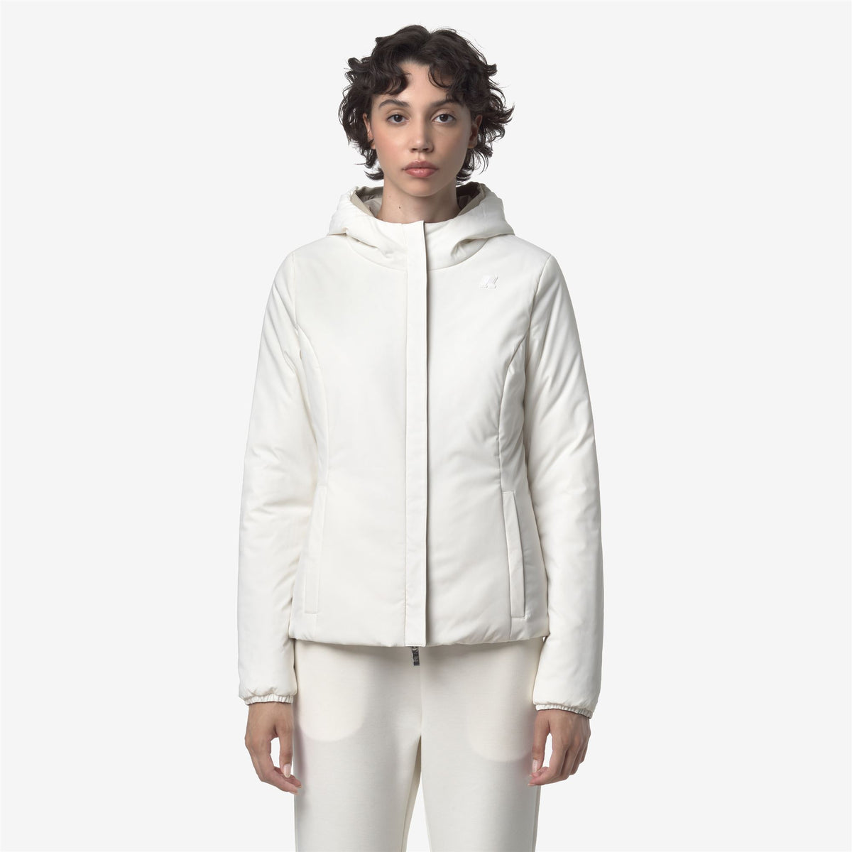 Jackets_WOMAN_LILY ST WARM DOUBLE_Short_Beige Cashmere - White Gardenia - Commercial 7