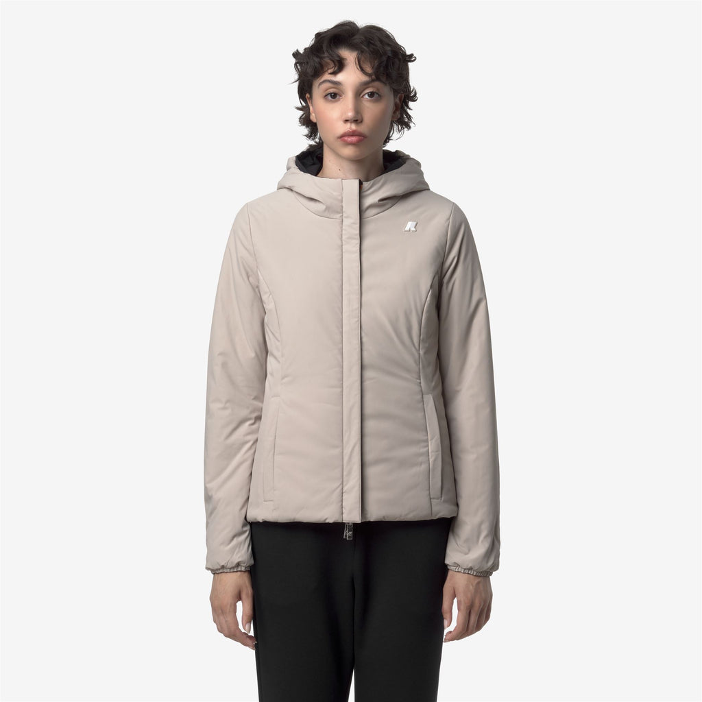 Jackets_WOMAN_LILY ST WARM DOUBLE_Short_Black Pure - Beige Cashmere - Commercial 7