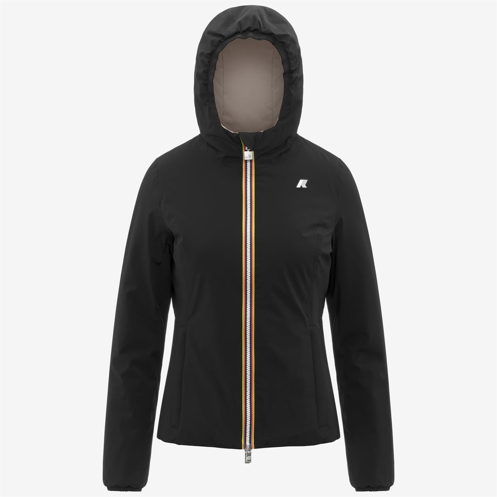 Jackets_WOMAN_LILY ST WARM DOUBLE_Short_Black Pure - Beige Cashmere - Commercial 1