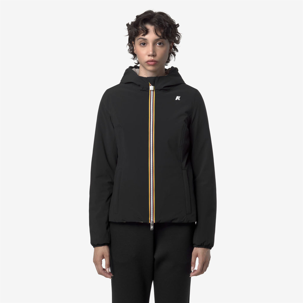 Jackets_WOMAN_LILY ST WARM DOUBLE_Short_Black Pure - Beige Cashmere - Commercial 4
