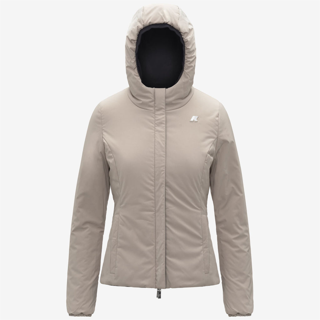 Jackets_WOMAN_LILY ST WARM DOUBLE_Short_Black Pure - Beige Cashmere - Commercial 2