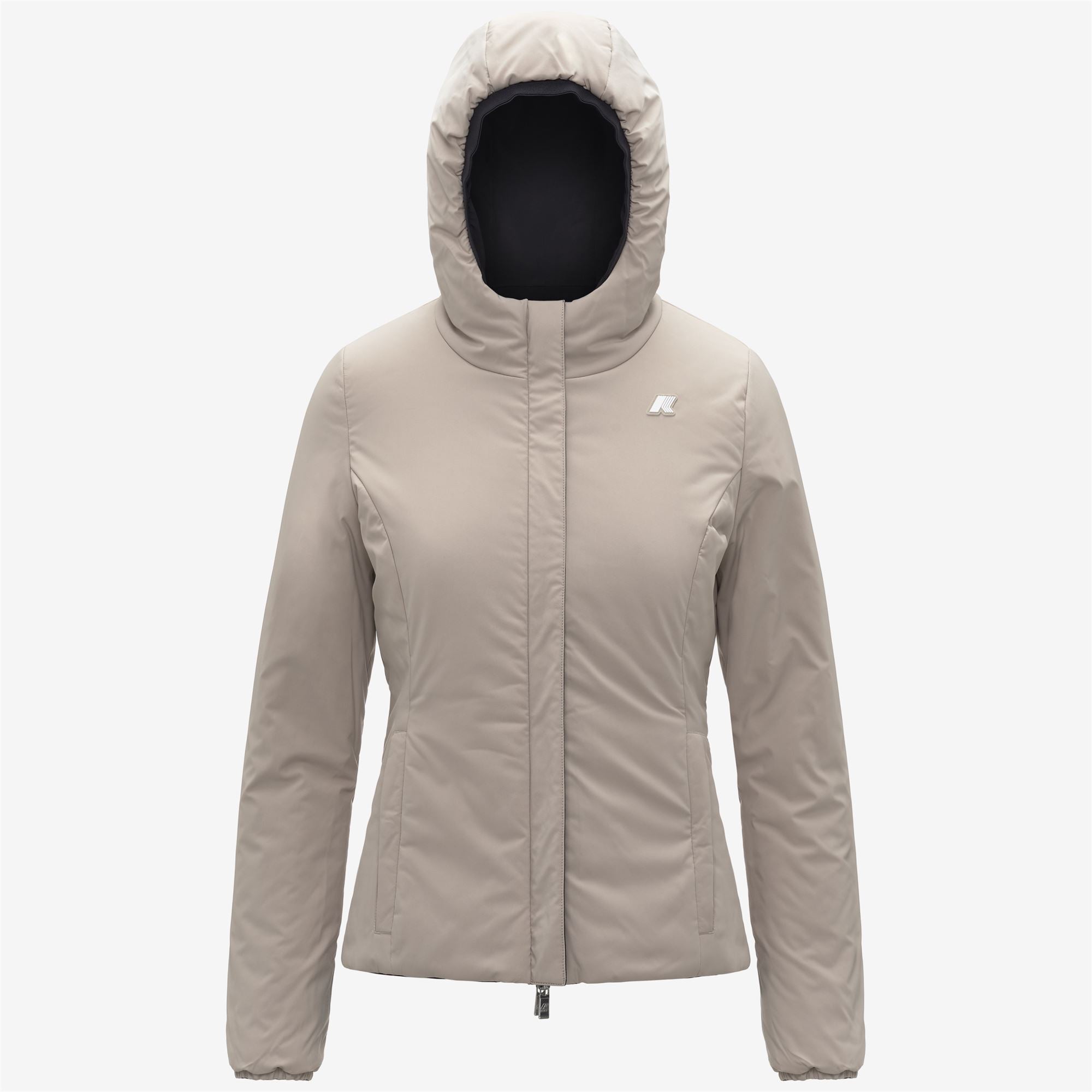 Jackets_WOMAN_LILY ST WARM DOUBLE_Short_Black Pure - Beige Cashmere - Commercial 2