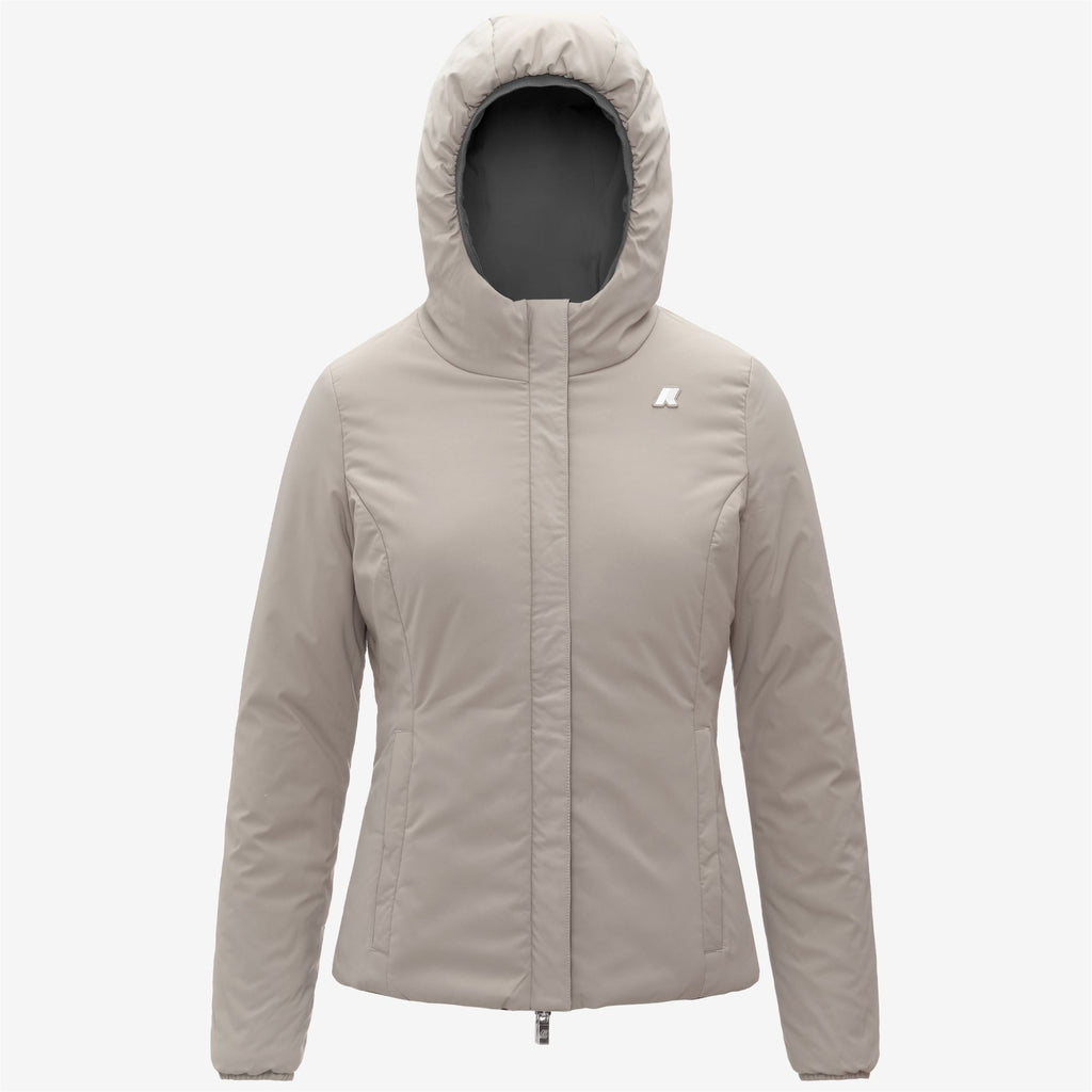 Jackets_WOMAN_LILY ST WARM DOUBLE_Short_Grey Shadow Dk - Beige Cashmere - Commercial 2