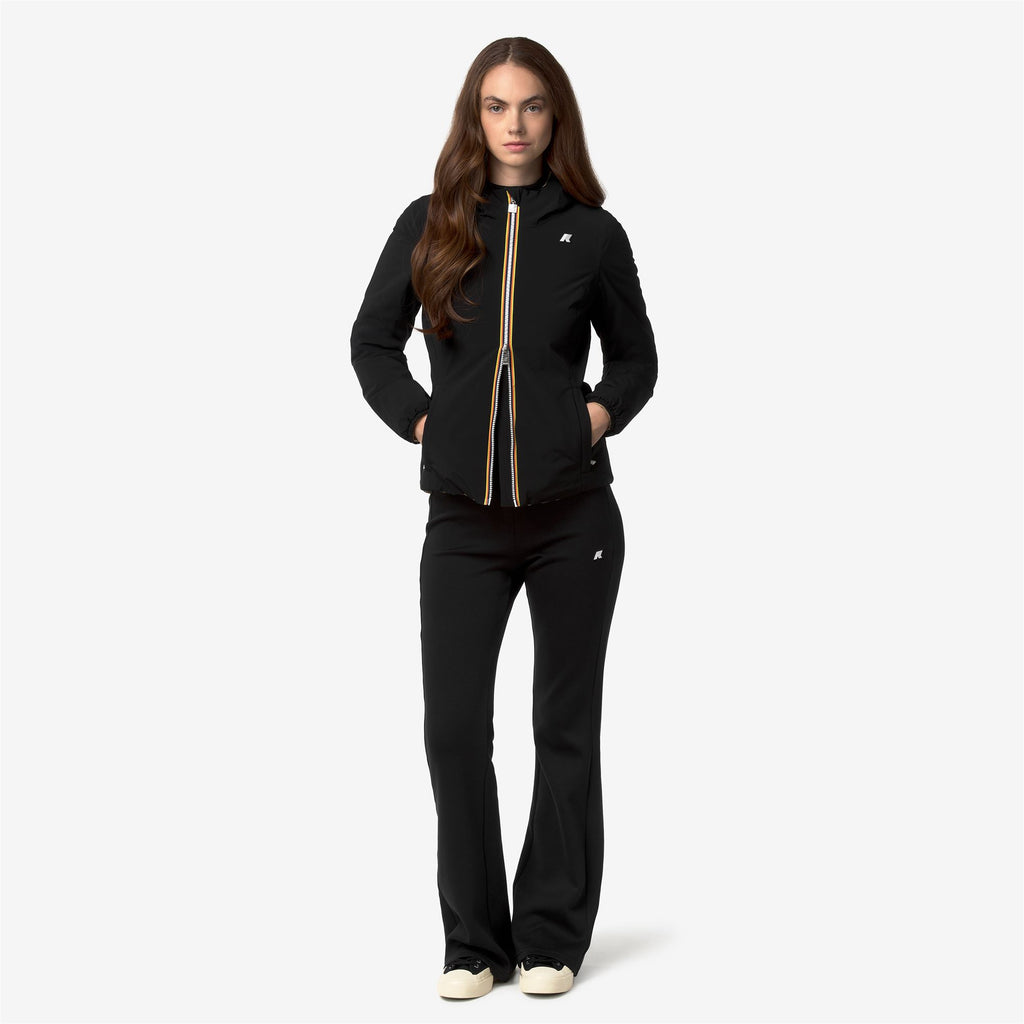Jackets_Woman_LILY ST WARM DOUBLE_Short_Black Pure - Beige Khaki - Commercial 7