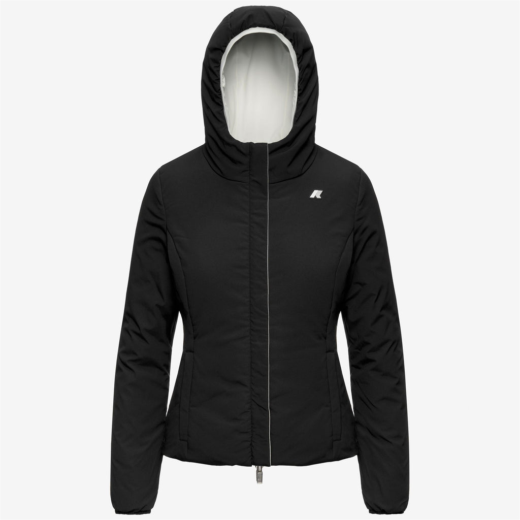 Jackets_Woman_LILY ST WARM DOUBLE_Short_White Natural - Black Pure - Commercial 2