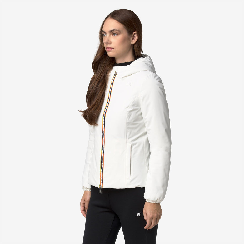 Jackets_Woman_LILY ST WARM DOUBLE_Short_White Natural - Black Pure - Commercial 5
