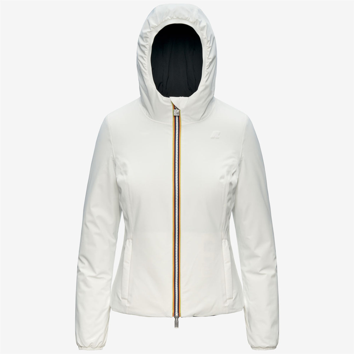 Jackets_Woman_LILY ST WARM DOUBLE_Short_White Natural - Black Pure - Commercial 1