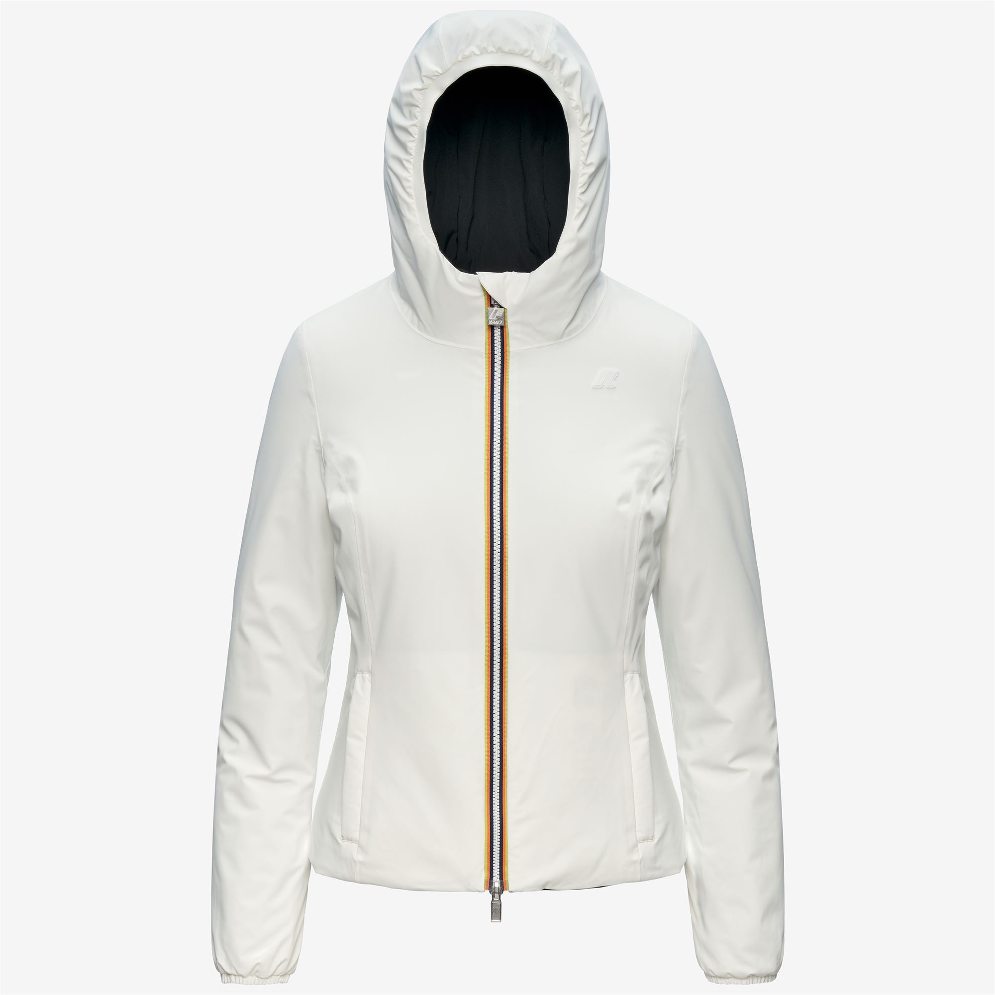 Jackets_Woman_LILY ST WARM DOUBLE_Short_White Natural - Black Pure - Commercial 1