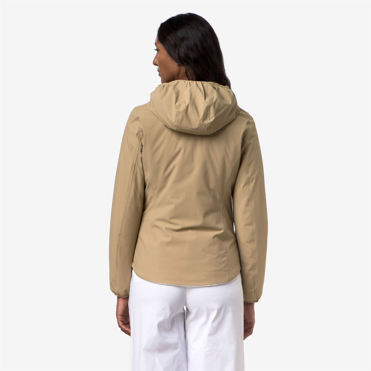 Jackets_Woman_LILY ST WARM DOUBLE_Short_Beige Khaki - White Natural - Commercial 6
