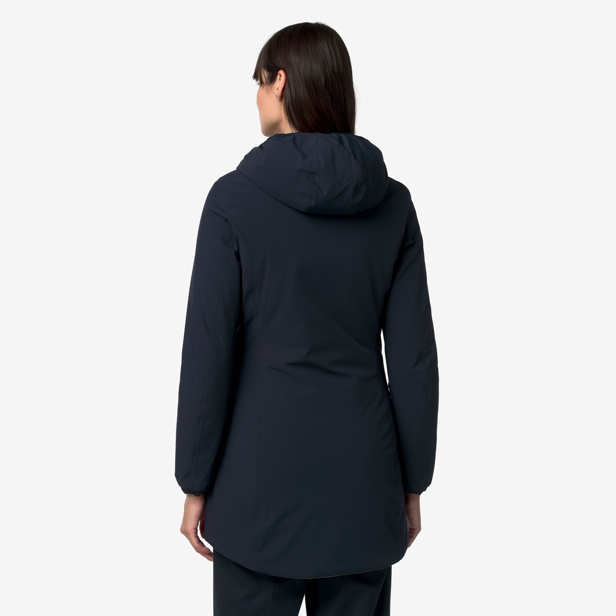 Jackets_Woman_DENISE ST WARM DOUBLE_Mid_Blue Depth - GREEN BLACKISH - Commercial 6
