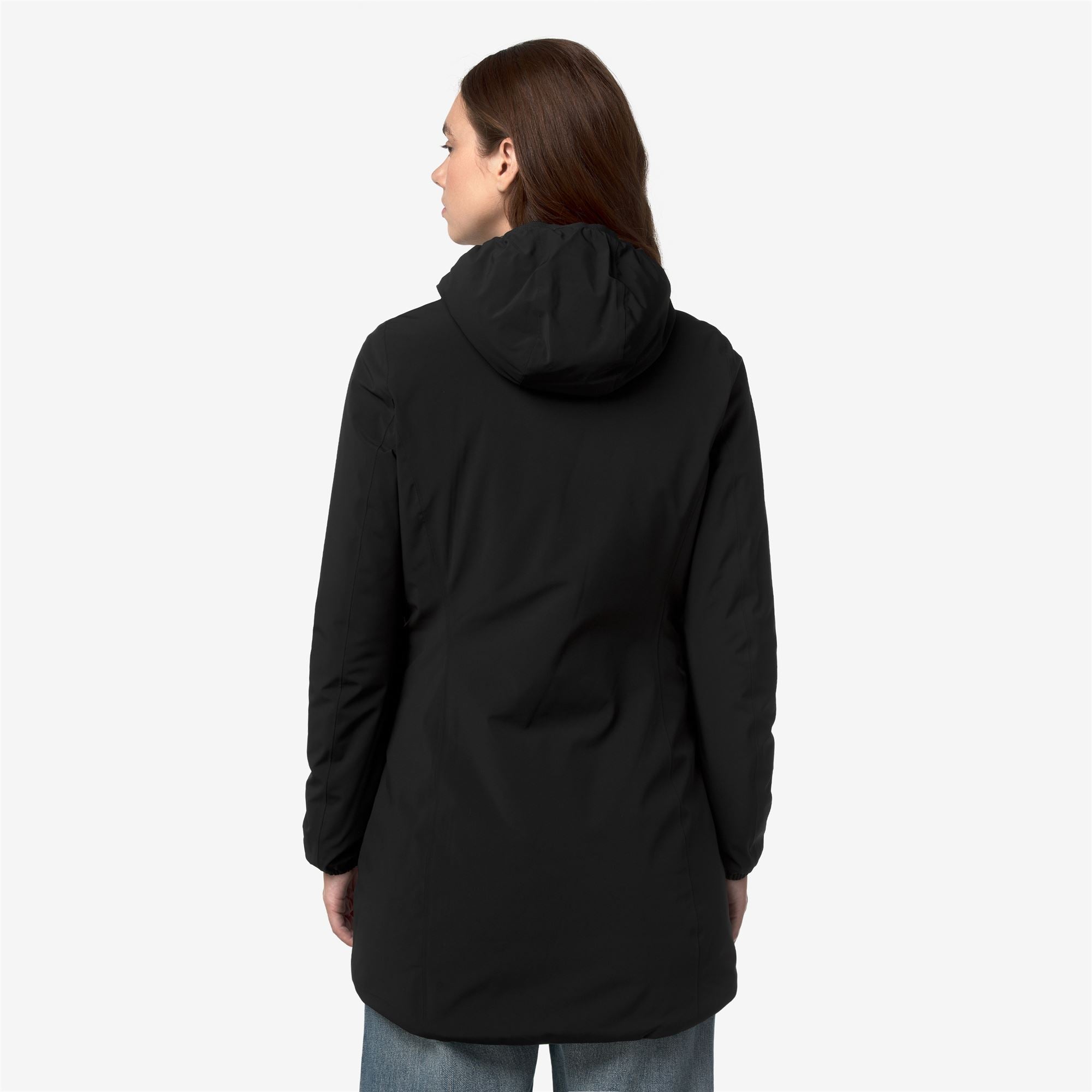 Jackets_Woman_DENISE ST WARM DOUBLE_Mid_Black Pure - GREEN BLACKISH - Commercial 6