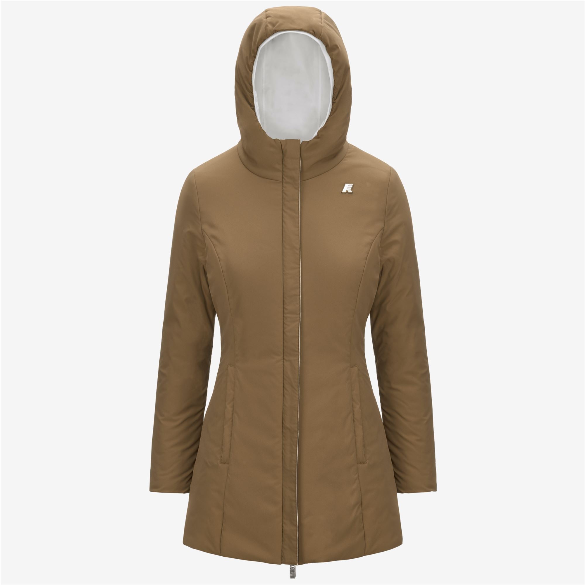 Jackets_WOMAN_DENISE ST WARM DOUBLE_Mid_White G-Brown C - Commercial 2
