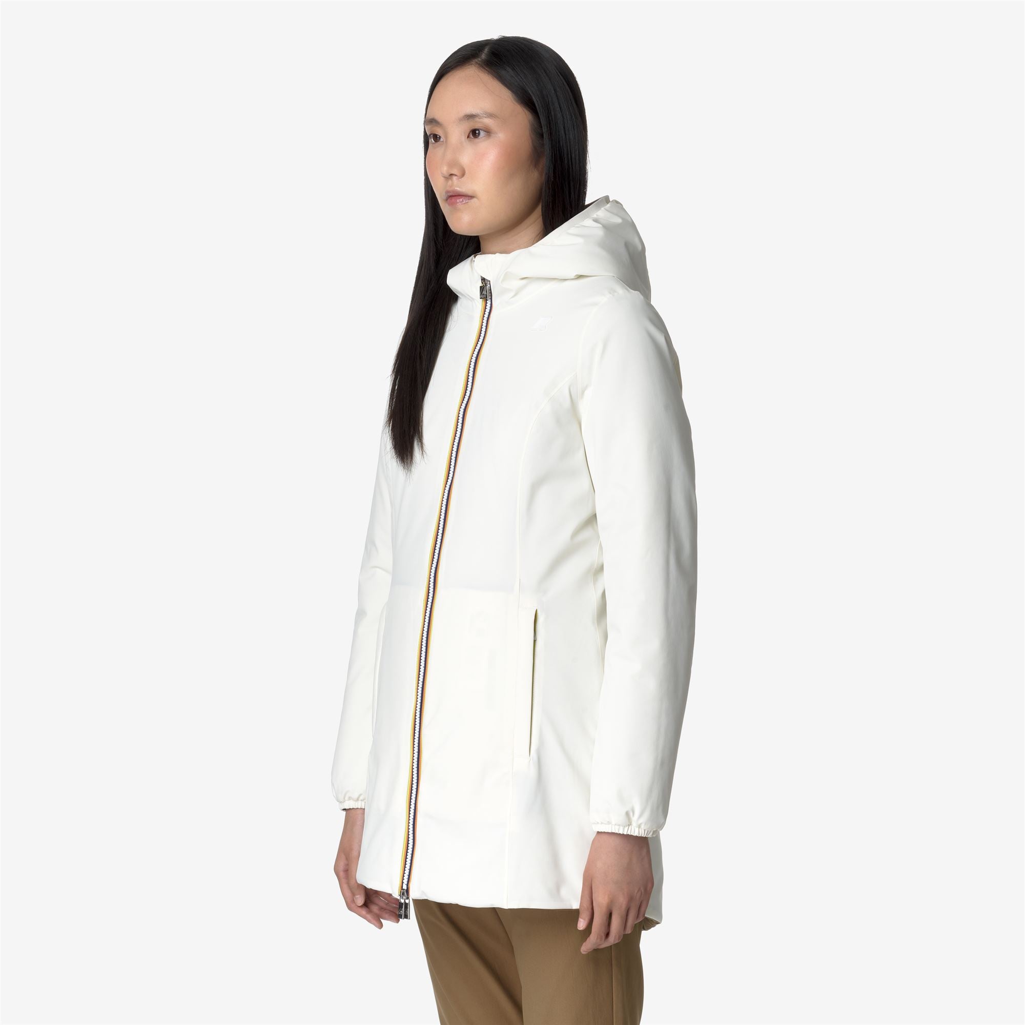 Jackets_WOMAN_DENISE ST WARM DOUBLE_Mid_White G-Brown C - Commercial 5