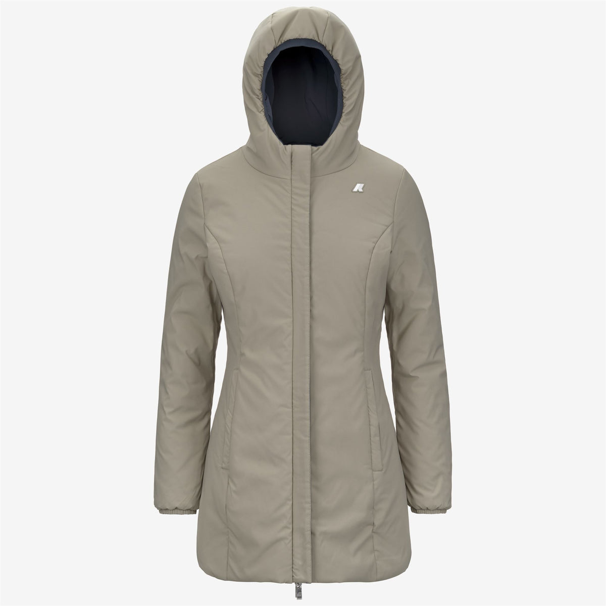 Jackets_WOMAN_DENISE ST WARM DOUBLE_Mid_Blue Airforce - Green Oak - Commercial 2