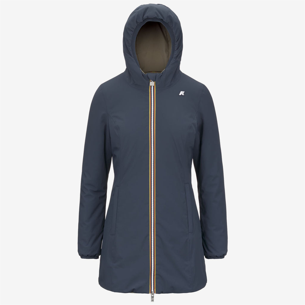 Jackets_WOMAN_DENISE ST WARM DOUBLE_Mid_Blue Airforce - Green Oak - Commercial 1