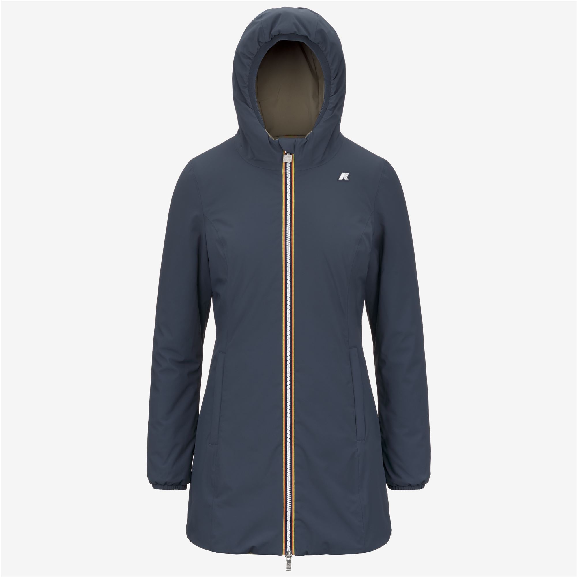 Jackets_WOMAN_DENISE ST WARM DOUBLE_Mid_Blue Airforce - Green Oak - Commercial 1