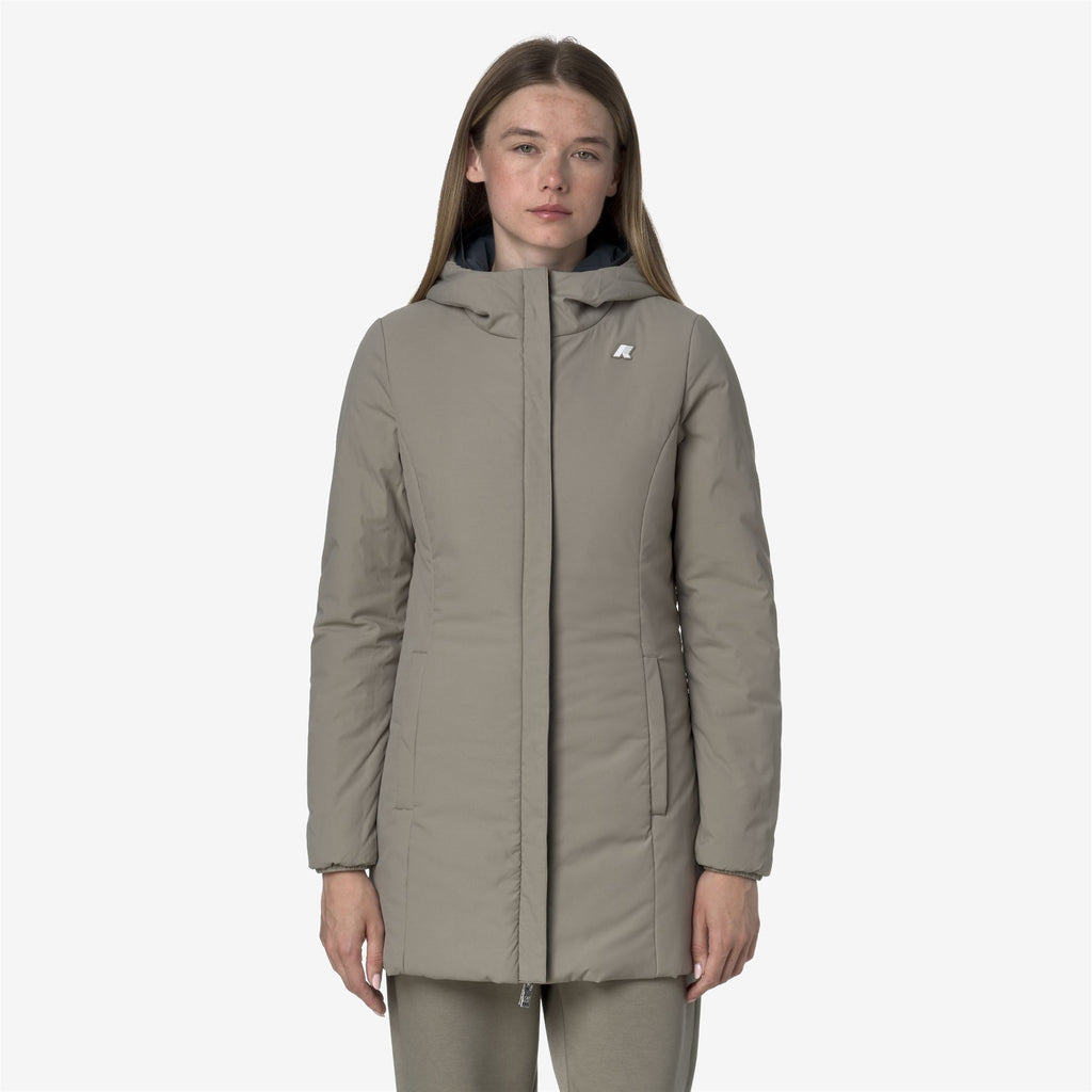 Jackets_WOMAN_DENISE ST WARM DOUBLE_Mid_Blue Airforce - Green Oak - Commercial 7