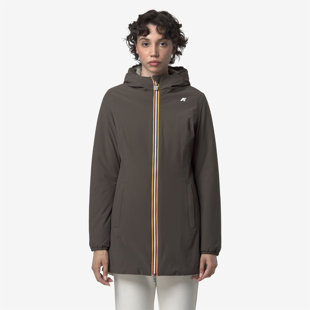 Jackets_WOMAN_DENISE ST WARM DOUBLE_Mid_Black Olive - Green Oak - Commercial 4