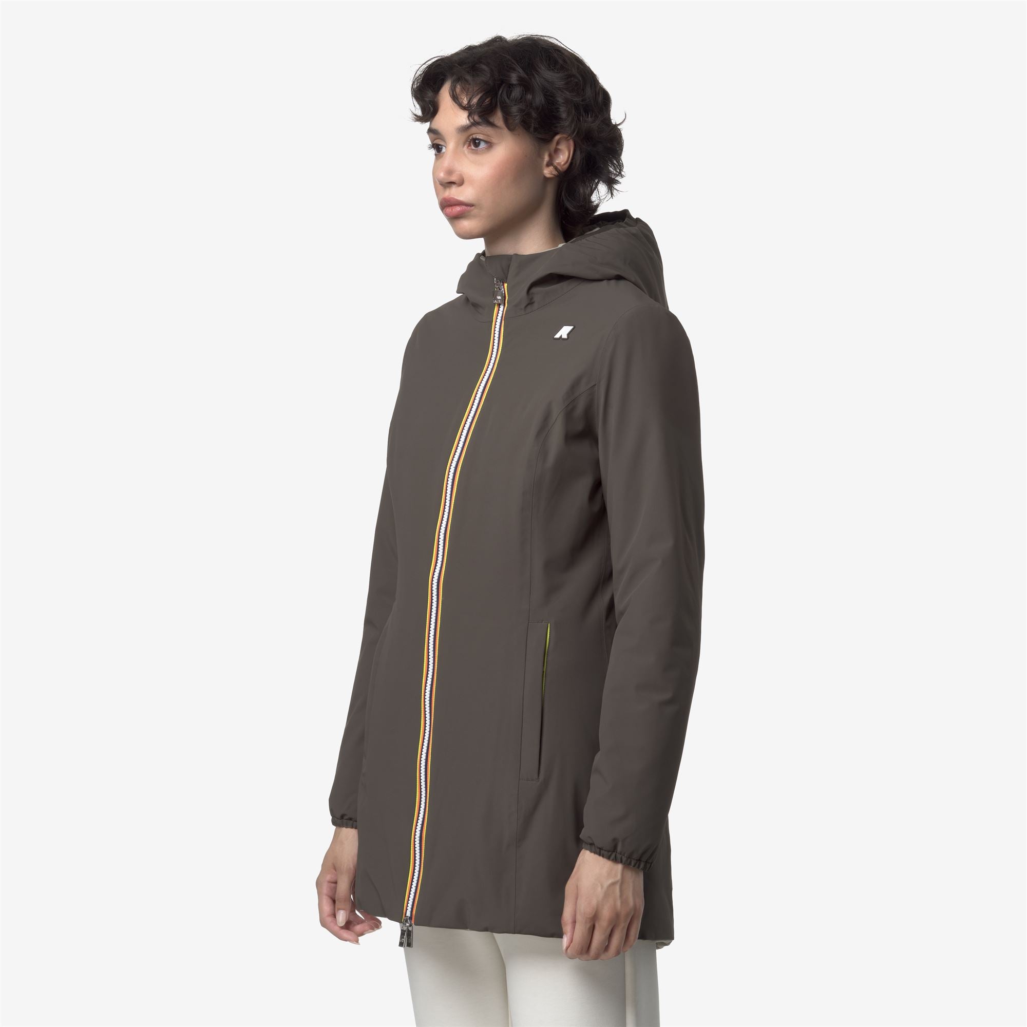 Jackets_WOMAN_DENISE ST WARM DOUBLE_Mid_Black Olive - Green Oak - Commercial 5