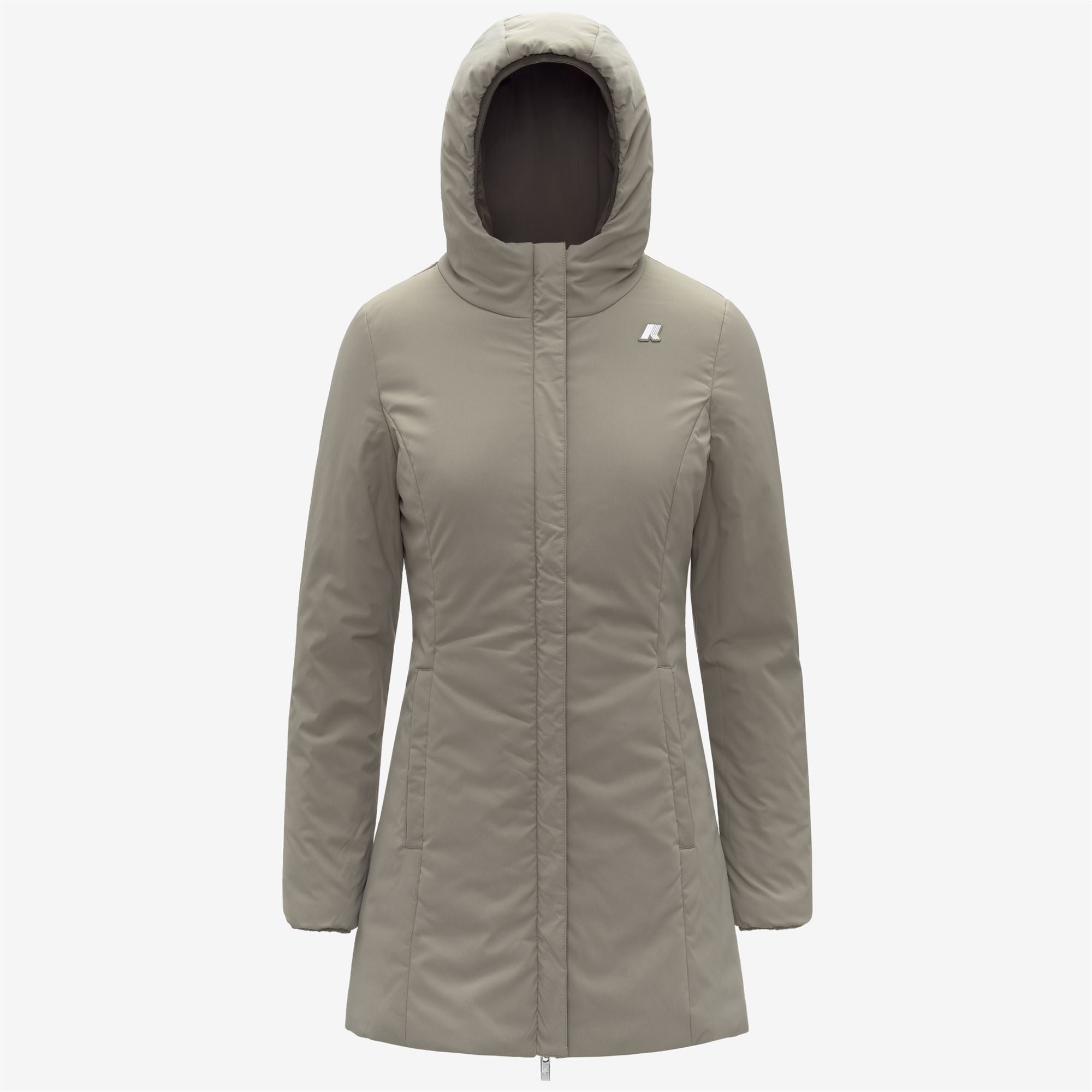 Jackets_WOMAN_DENISE ST WARM DOUBLE_Mid_Black Olive - Green Oak - Commercial 2