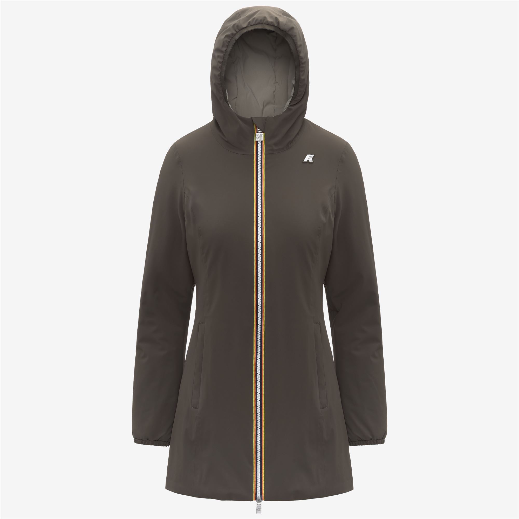 Jackets_WOMAN_DENISE ST WARM DOUBLE_Mid_Black Olive - Green Oak - Commercial 1