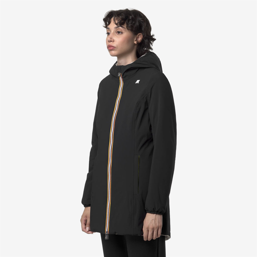 Jackets_WOMAN_DENISE ST WARM DOUBLE_Mid_Black Pure - Beige Cashmere - Commercial 5