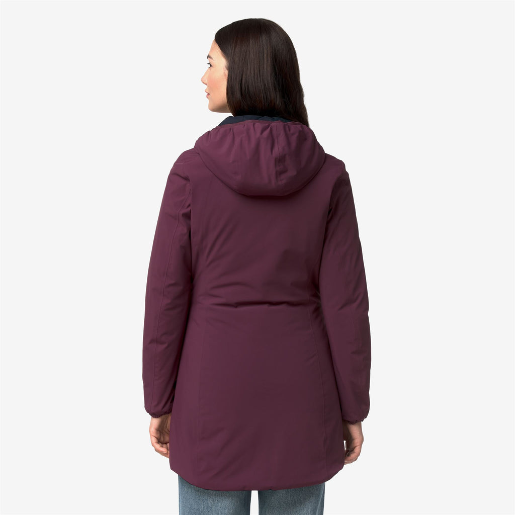 Jackets_Woman_DENISE ST WARM DOUBLE_Mid_Violet Mauve Wine - Blue Depth - Commercial 6