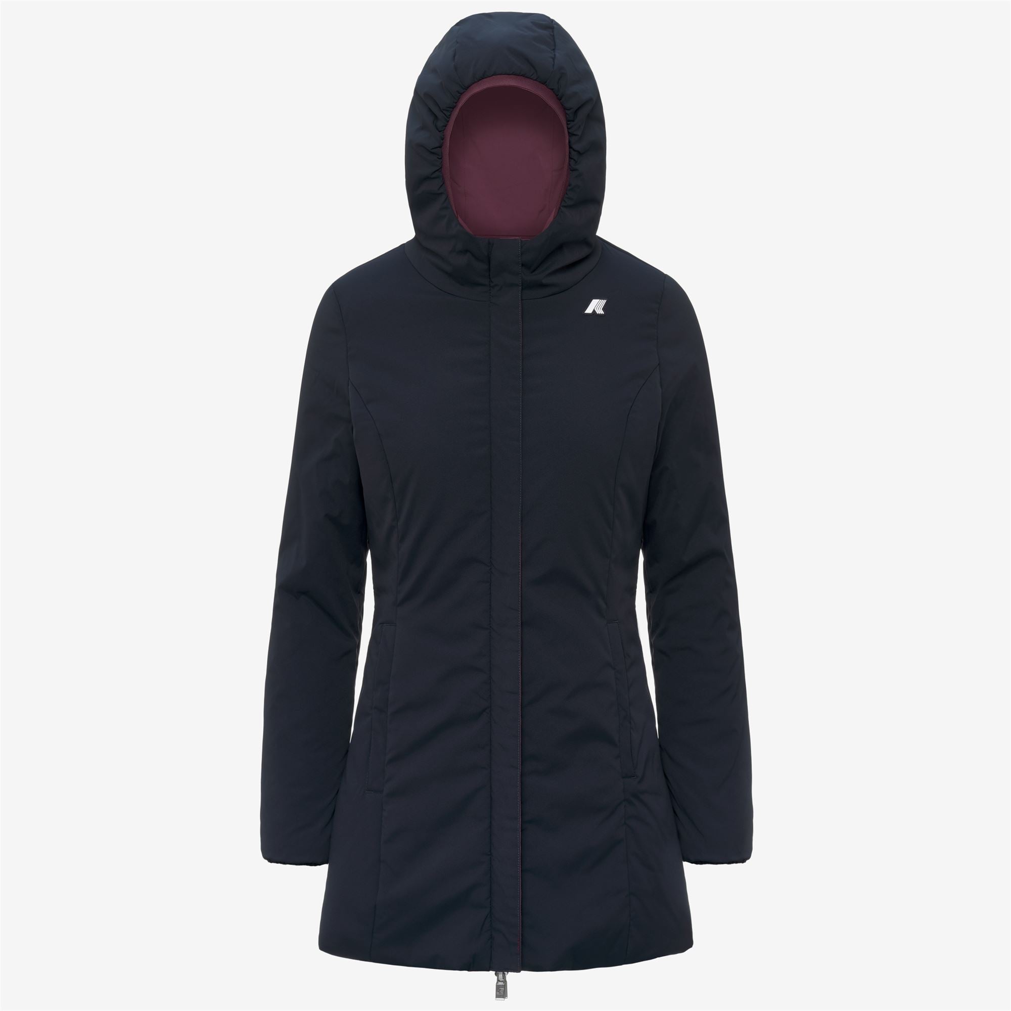 Jackets_Woman_DENISE ST WARM DOUBLE_Mid_Violet Mauve Wine - Blue Depth - Commercial 2