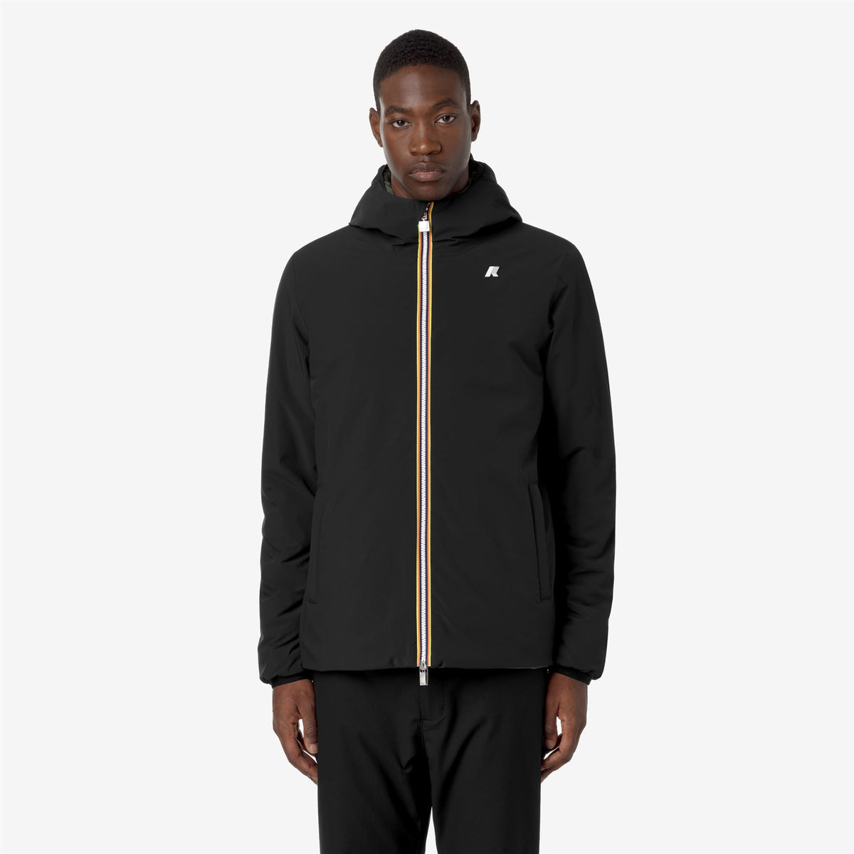 Jackets_MAN_JACK ST WARM DOUBLE_Short_Black Pure - GREEN BLACKISH - Commercial 4
